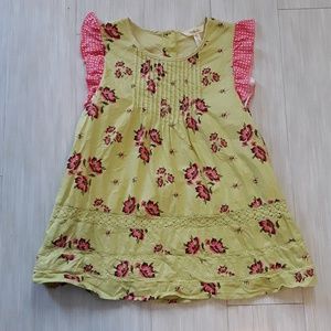 Matilda Jane Green and Pink Top